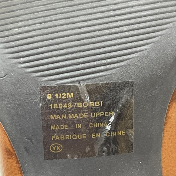 Maurice’s Boots Bobbi Brown Short Size 8.5M  2.75” Strappy Chunky Heels Casual - Picture 9 of 9